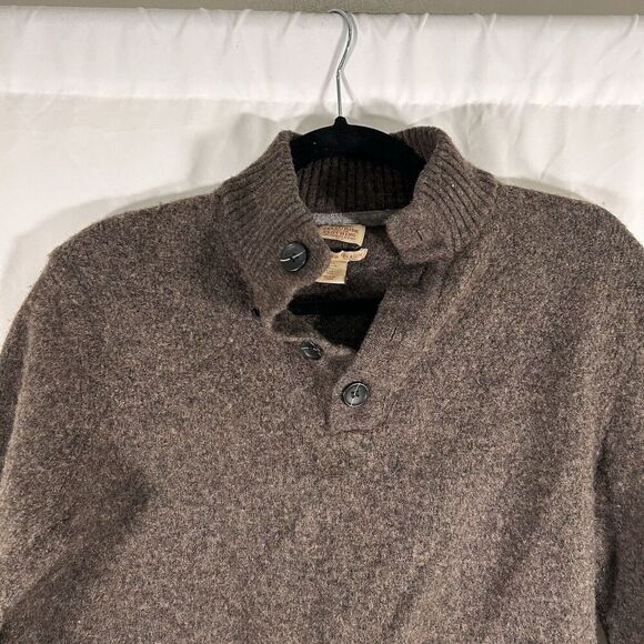 Telluride Clothing Company Lambs Wool Sweater Women's Large Brown Pullover - Picture 2 of 7